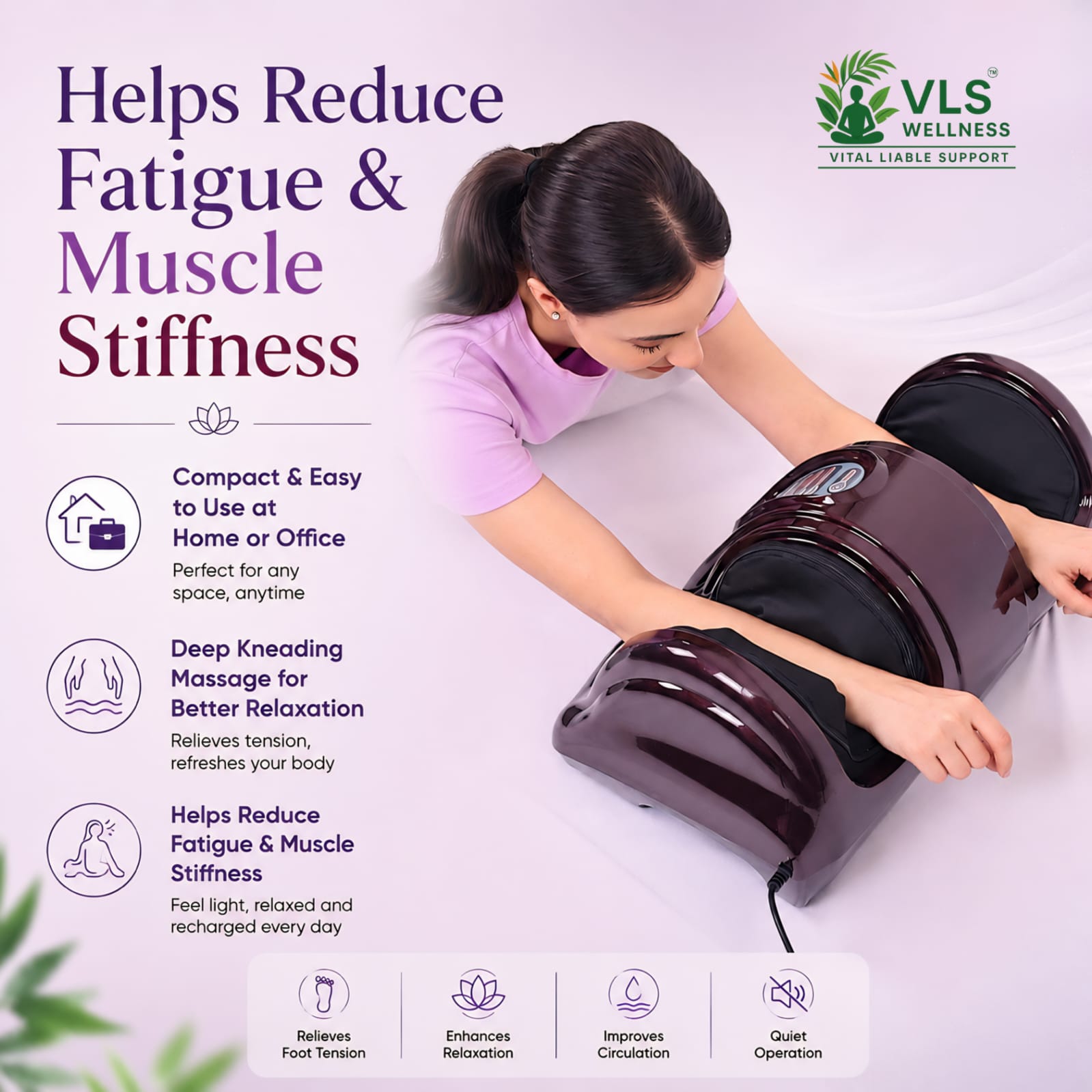 Helps Reduce Fatigue & Muscle Stiffness