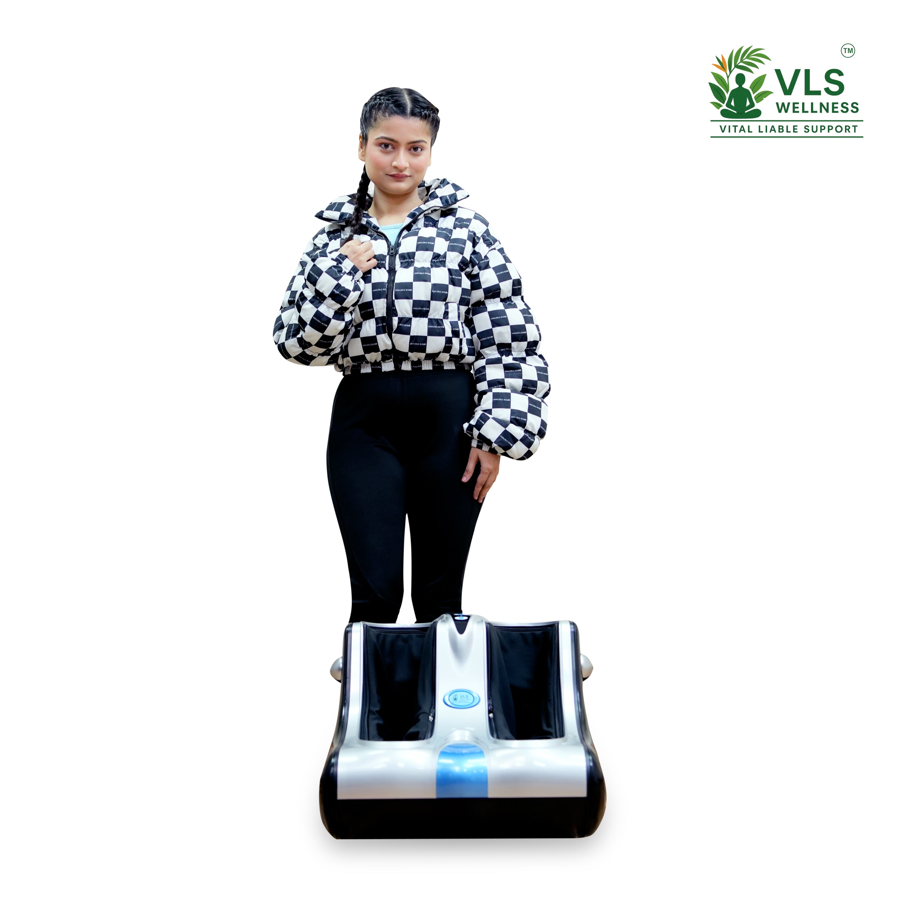Leg Foot Massager with Strong Vibration & Reflexology Function