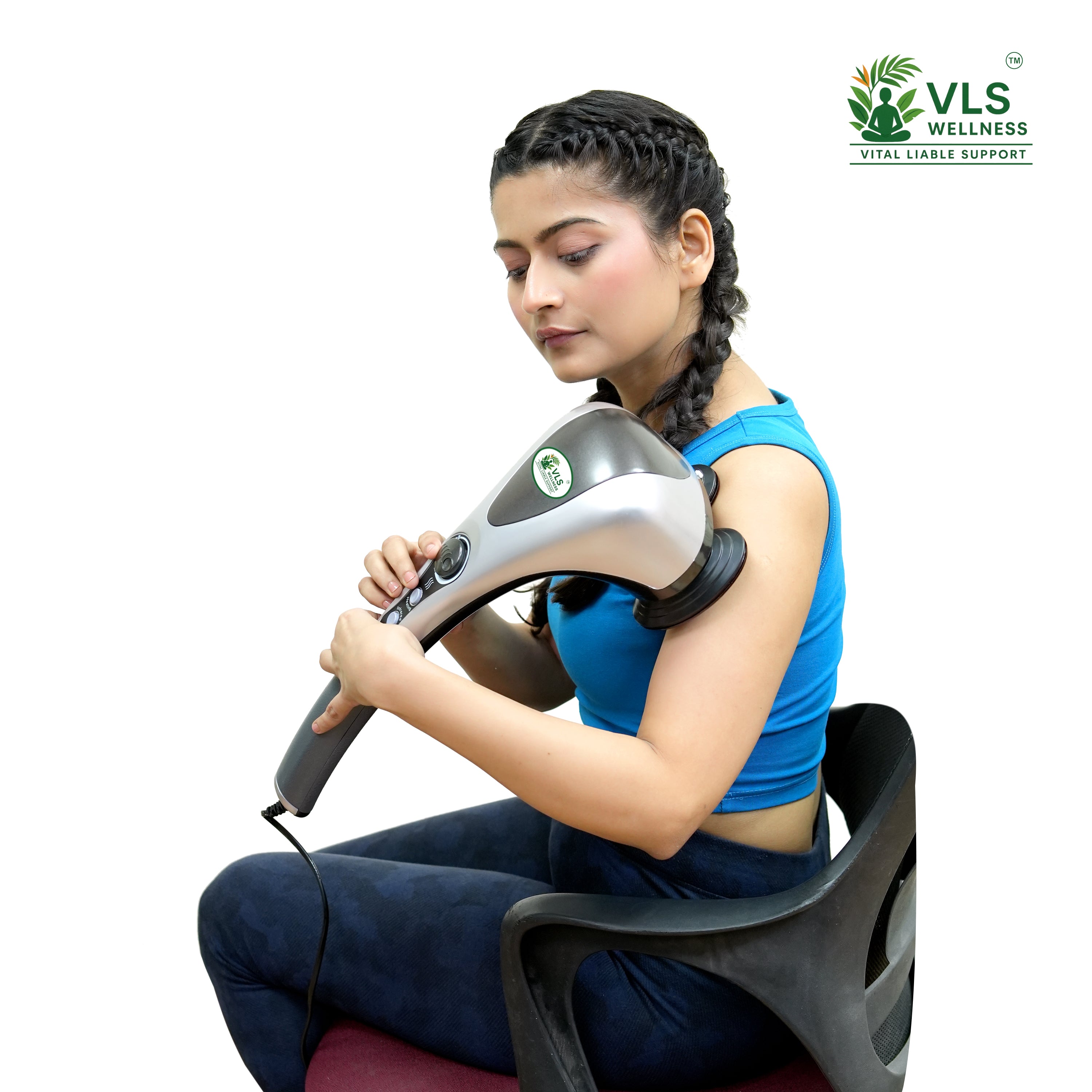 Dual Head Full Body Handheld Massager