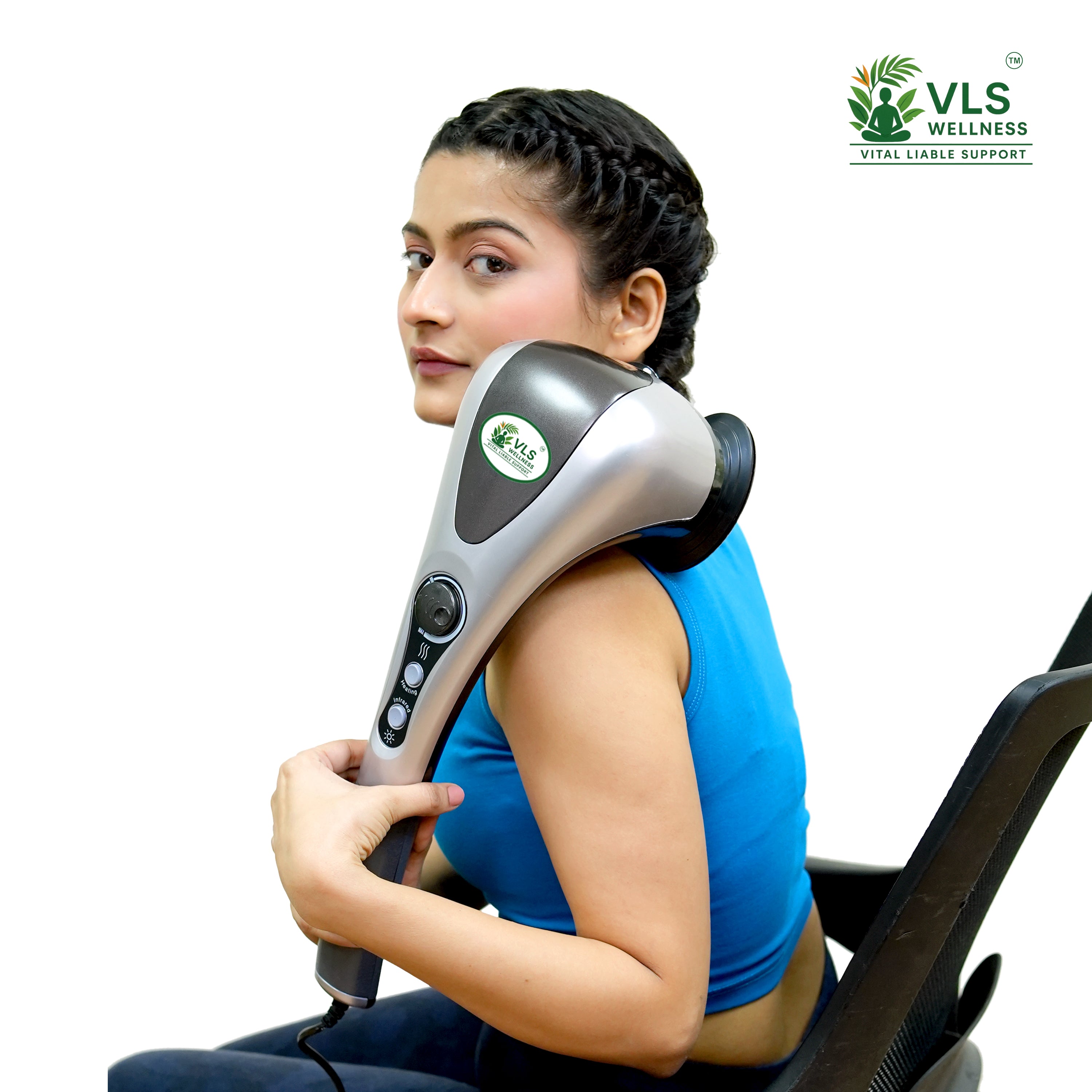 Dual Head Full Body Handheld Massager