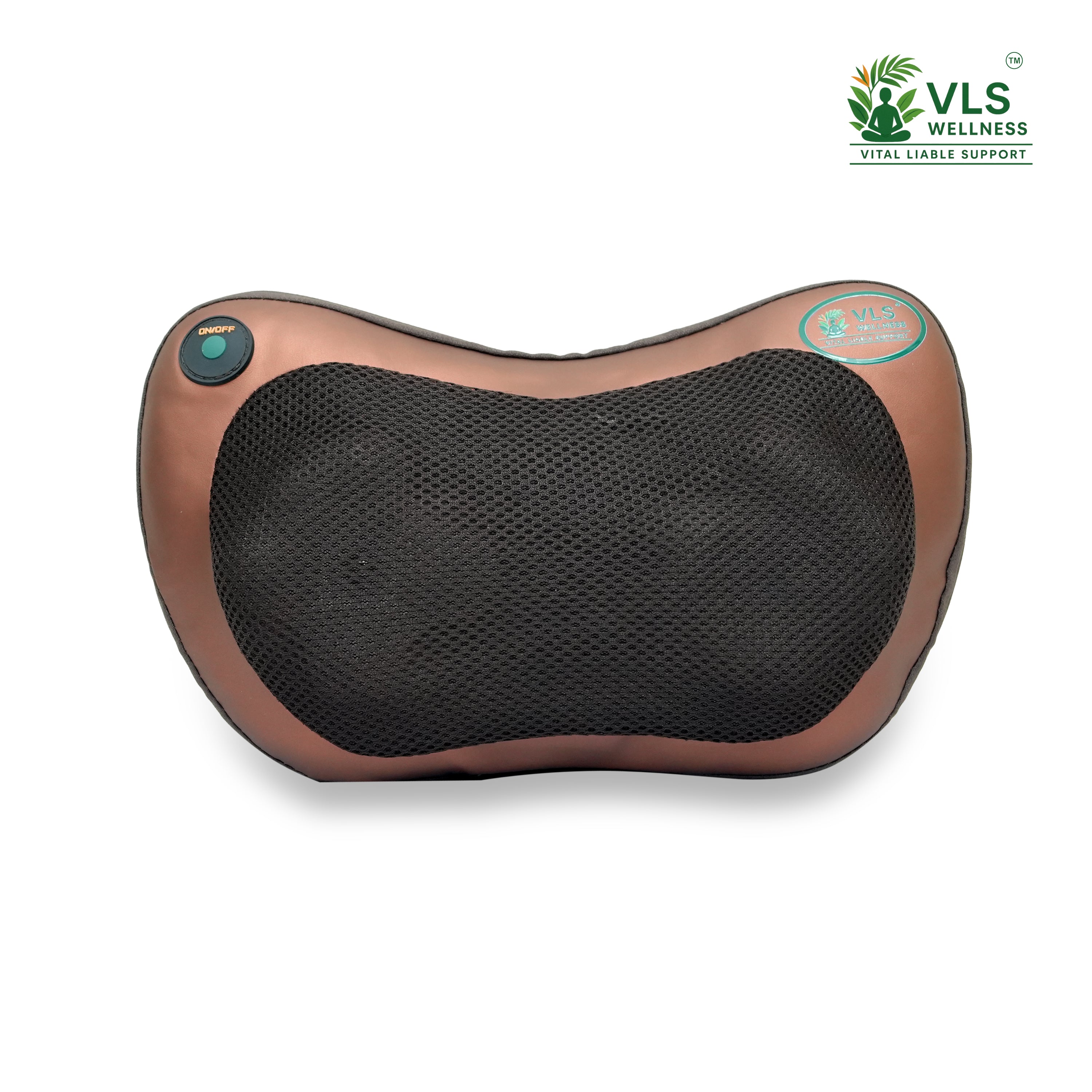 Corded Electric Neck & Back Massager Pillow – Deep Tissue Massage | VLS Wellness