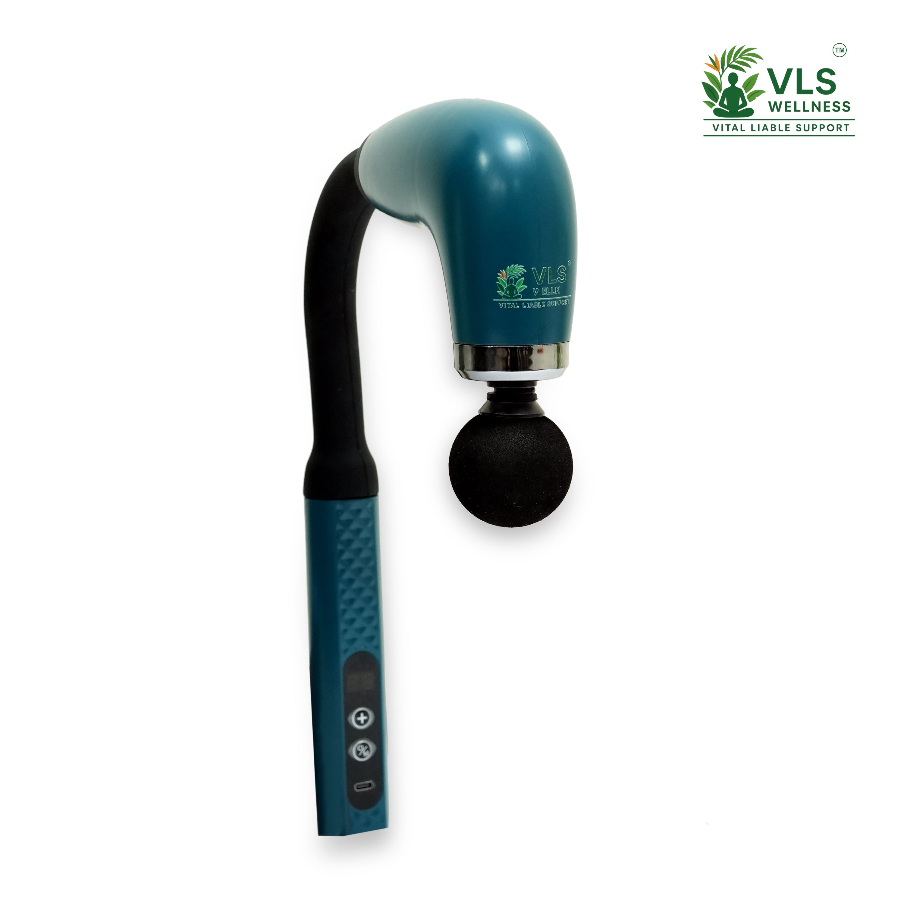 VLS Wellness Extended Handle Deep Tissue Massage Gun With powerful speeds