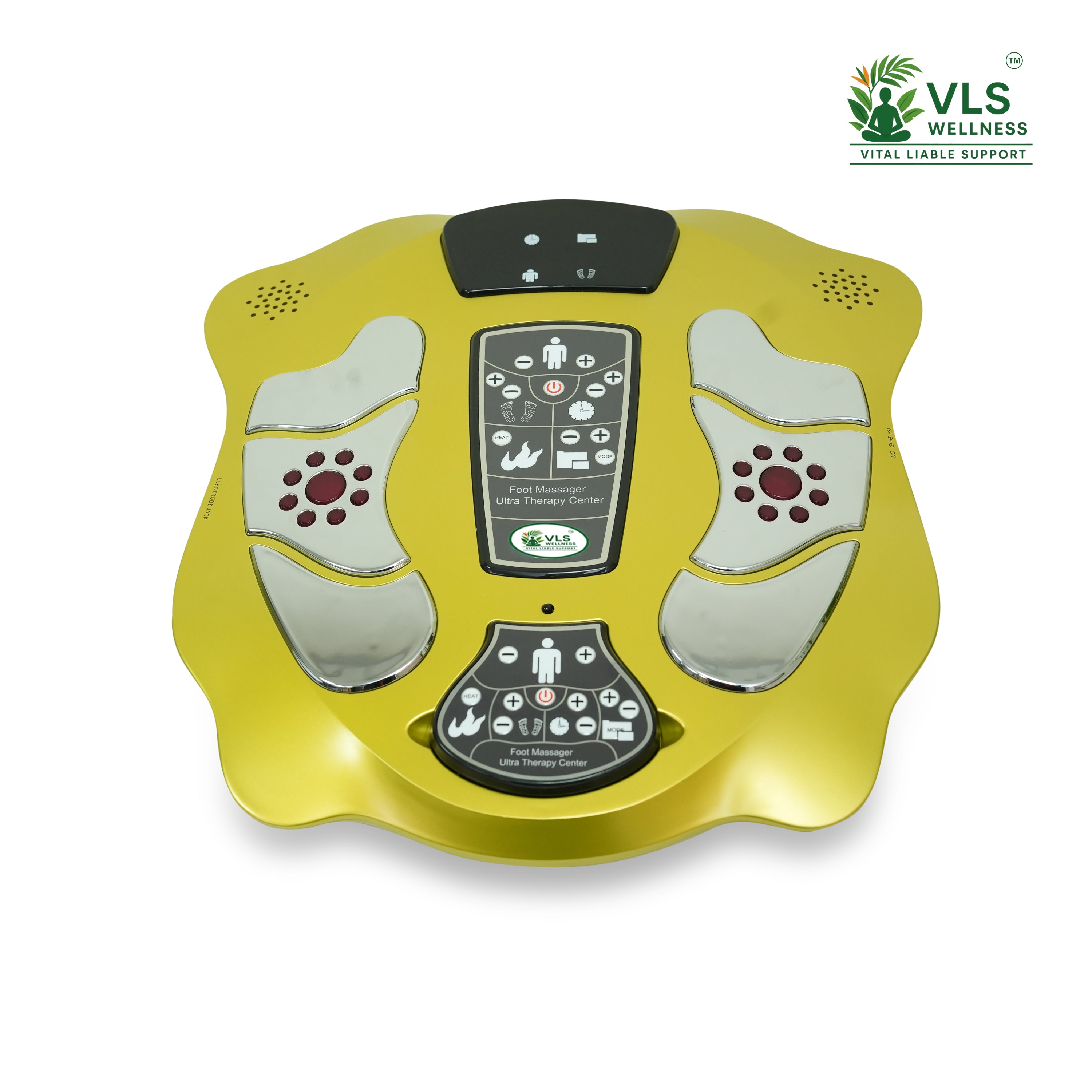 Foot TENS Massager With Metallic Foot Plates | EMS Foot Therapy | VLS Wellness