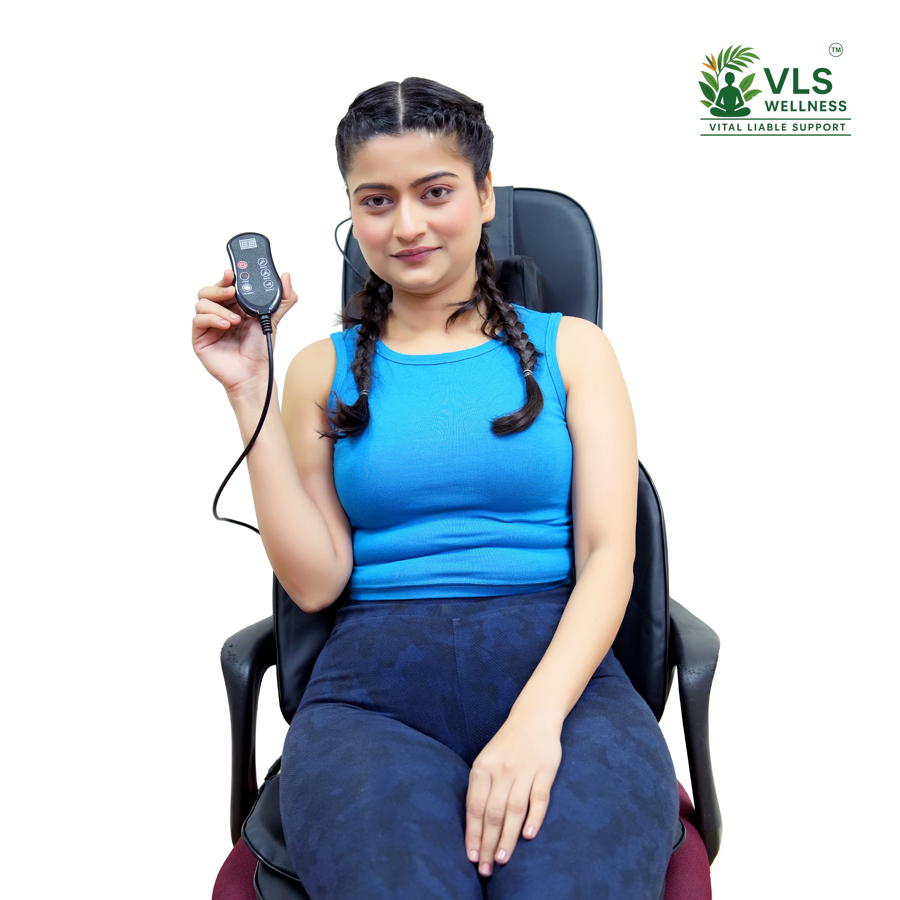 Full Body Shiatsu Back Massager With Heating & Vibration | VLS Wellness