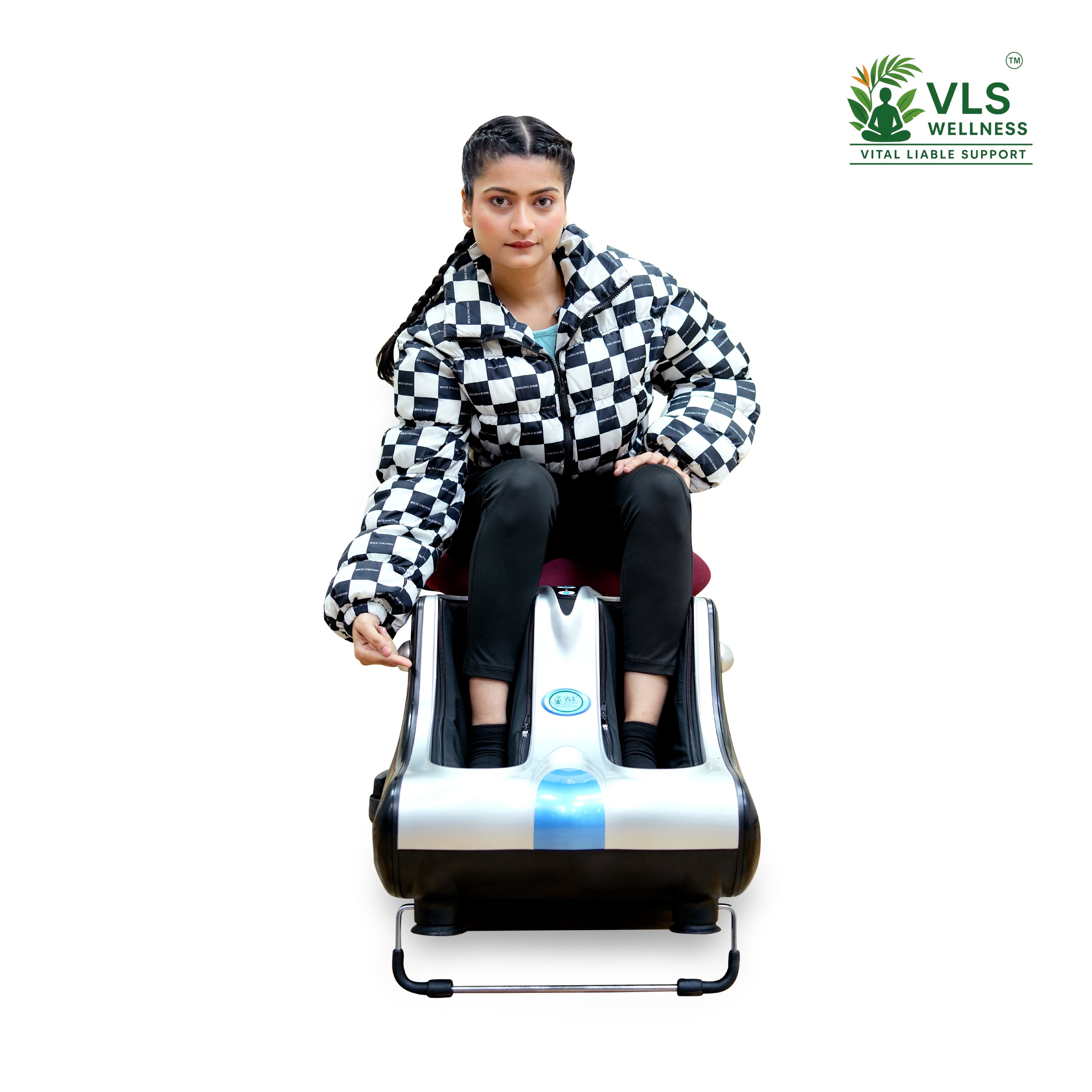 Leg Foot Massager with Strong Vibration & Reflexology Function
