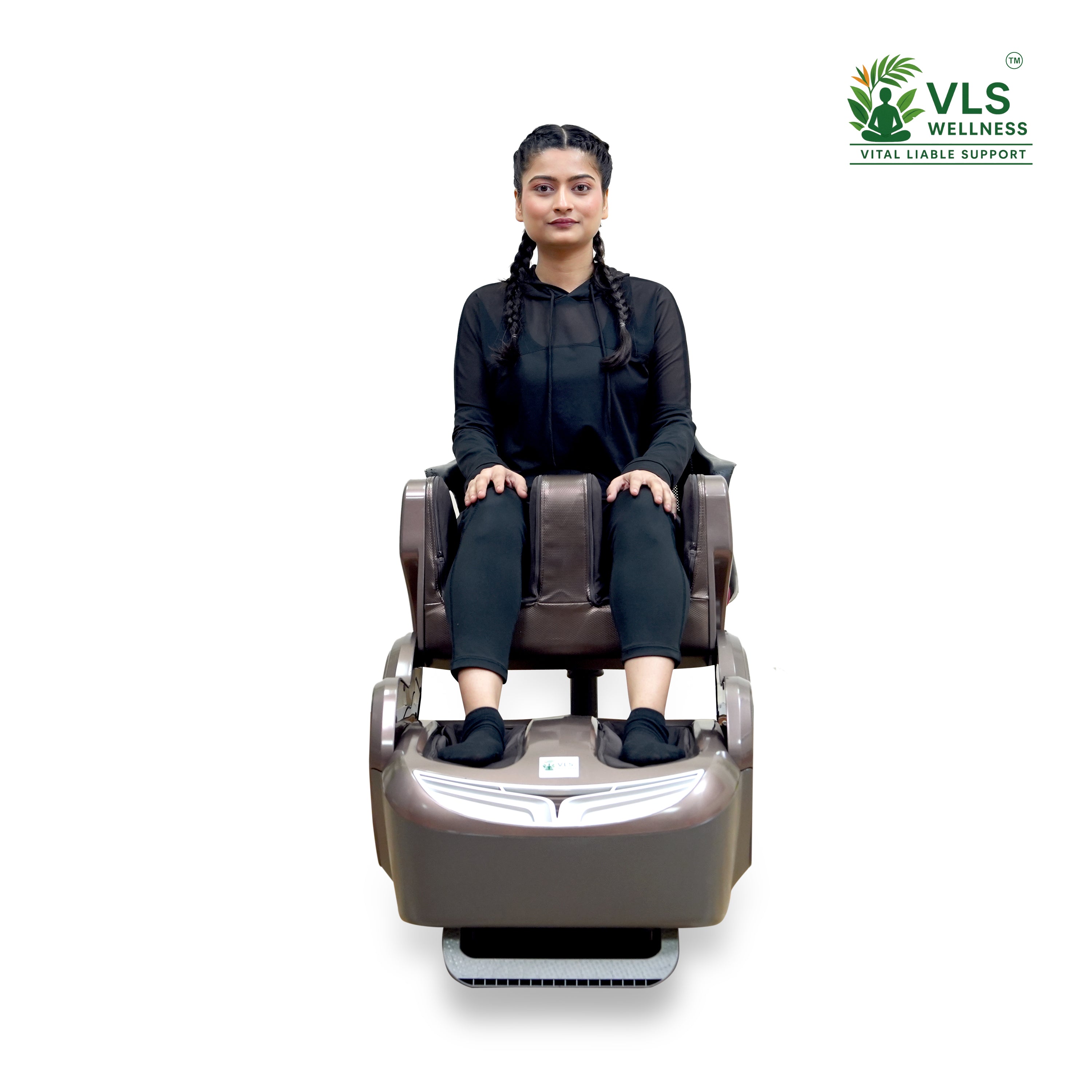 Shiatsu leg foot and thigh massager
