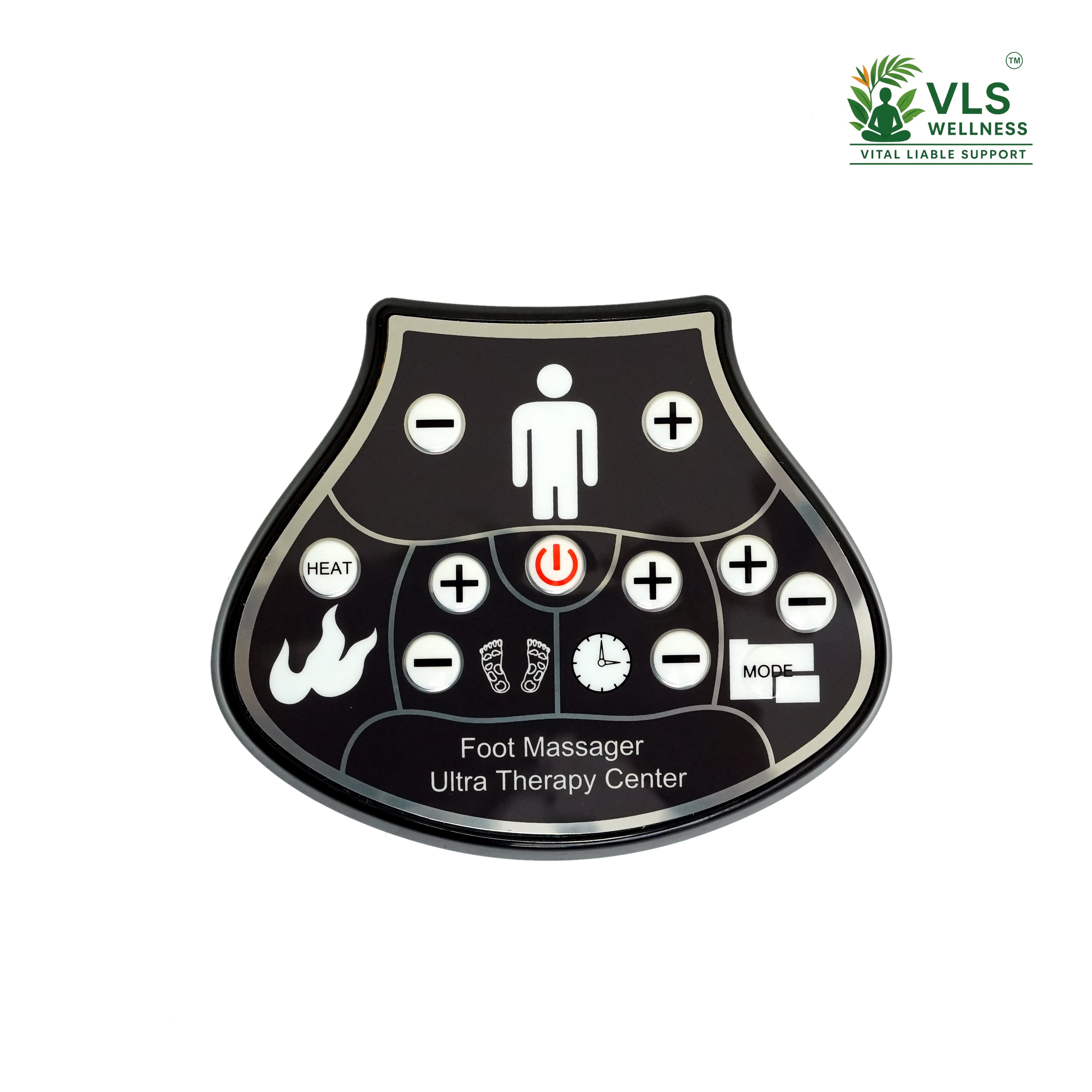 Foot TENS Massager With Metallic Foot Plates | EMS Foot Therapy | VLS Wellness