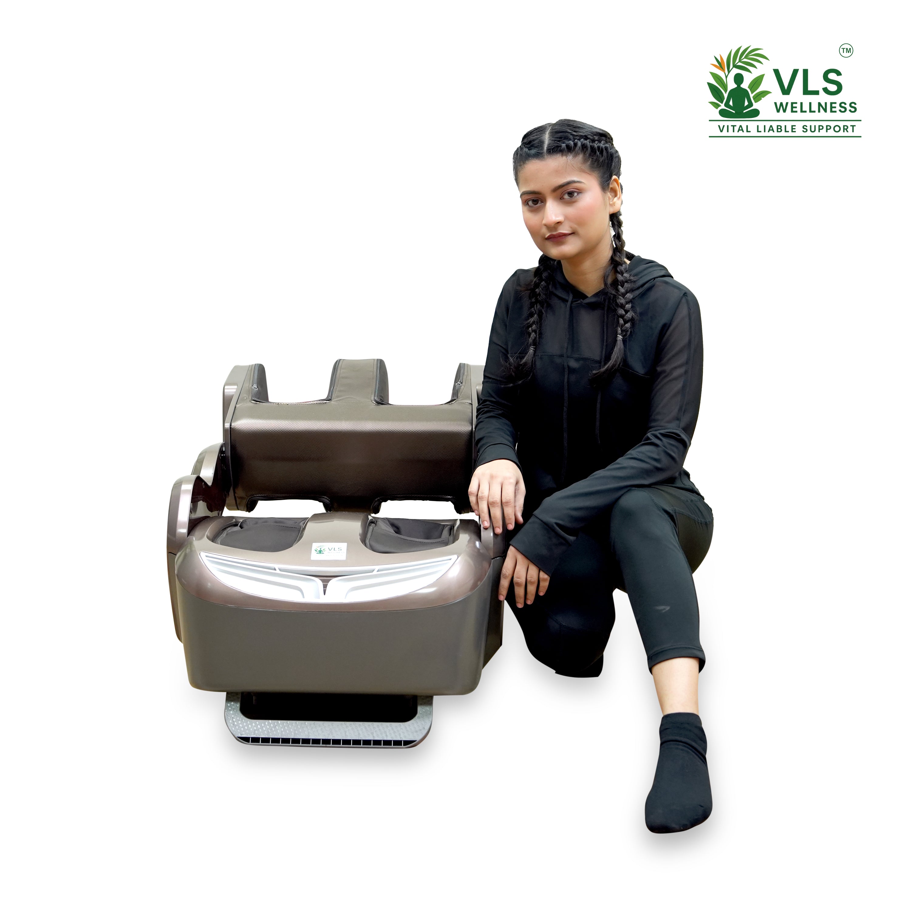 Shiatsu leg foot and thigh massager
