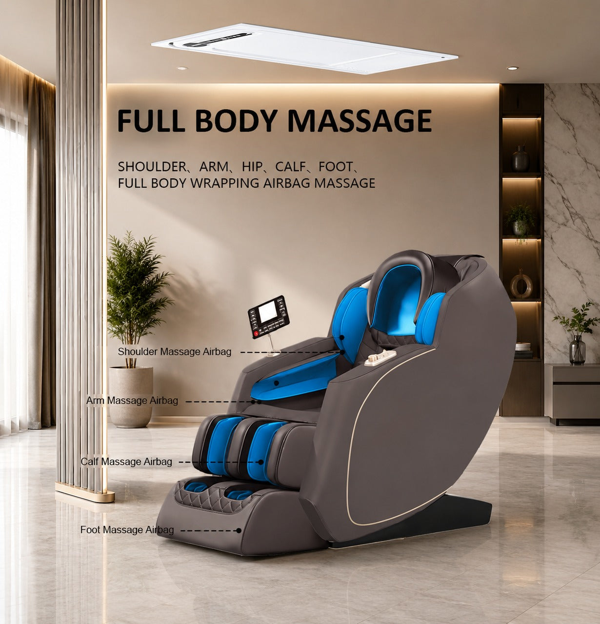 3D Premium Full Body Relaxation Massager For home and Office Use