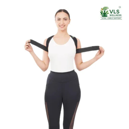 VLS Posture Corrector Belt – Adjustable Clavicle Support with Ergonomic Design