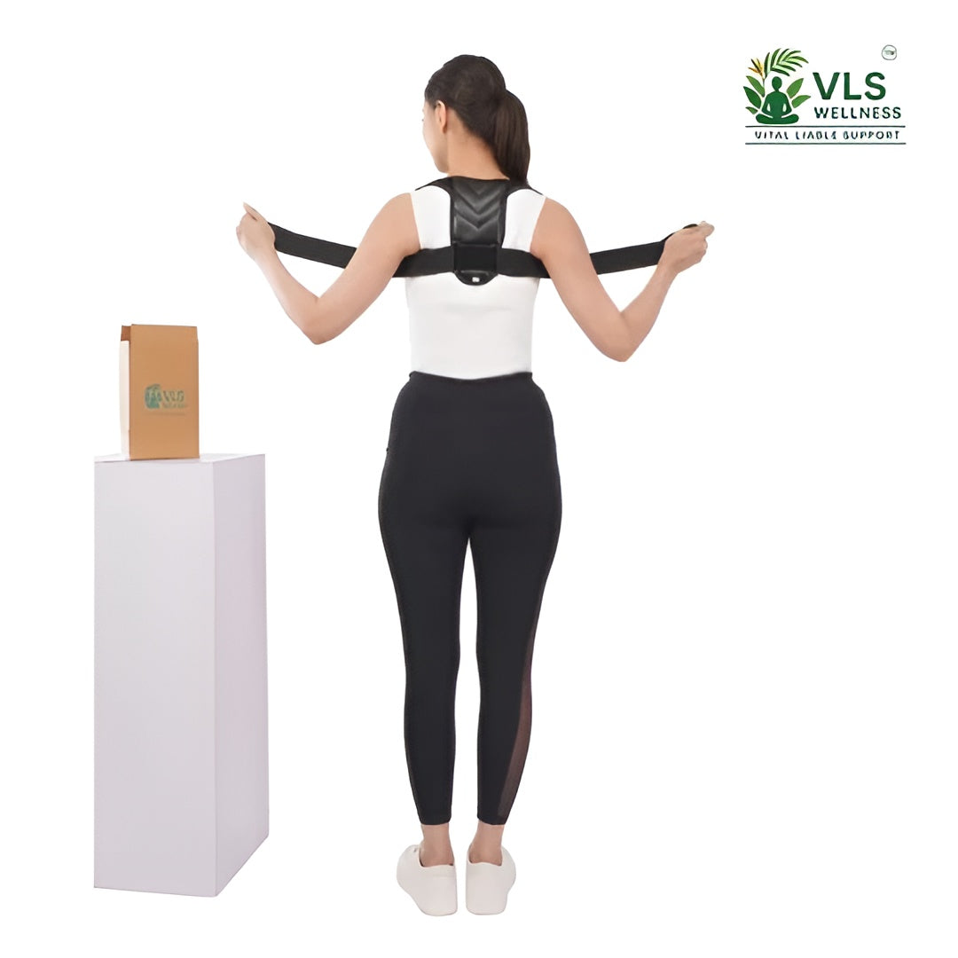 VLS Posture Corrector Belt – Adjustable Clavicle Support with Ergonomic Design