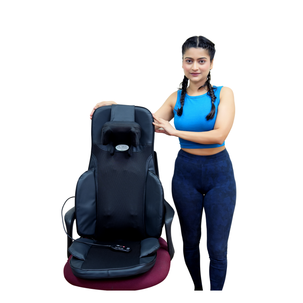 Full Body Shiatsu Back Massager With Heating & Vibration | VLS Wellness