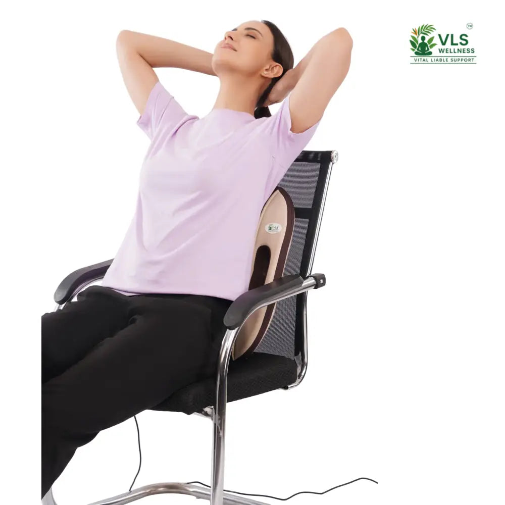 VLS Back Massager Cushion – Deep Kneading Shiatsu Massage with Heat Therapy