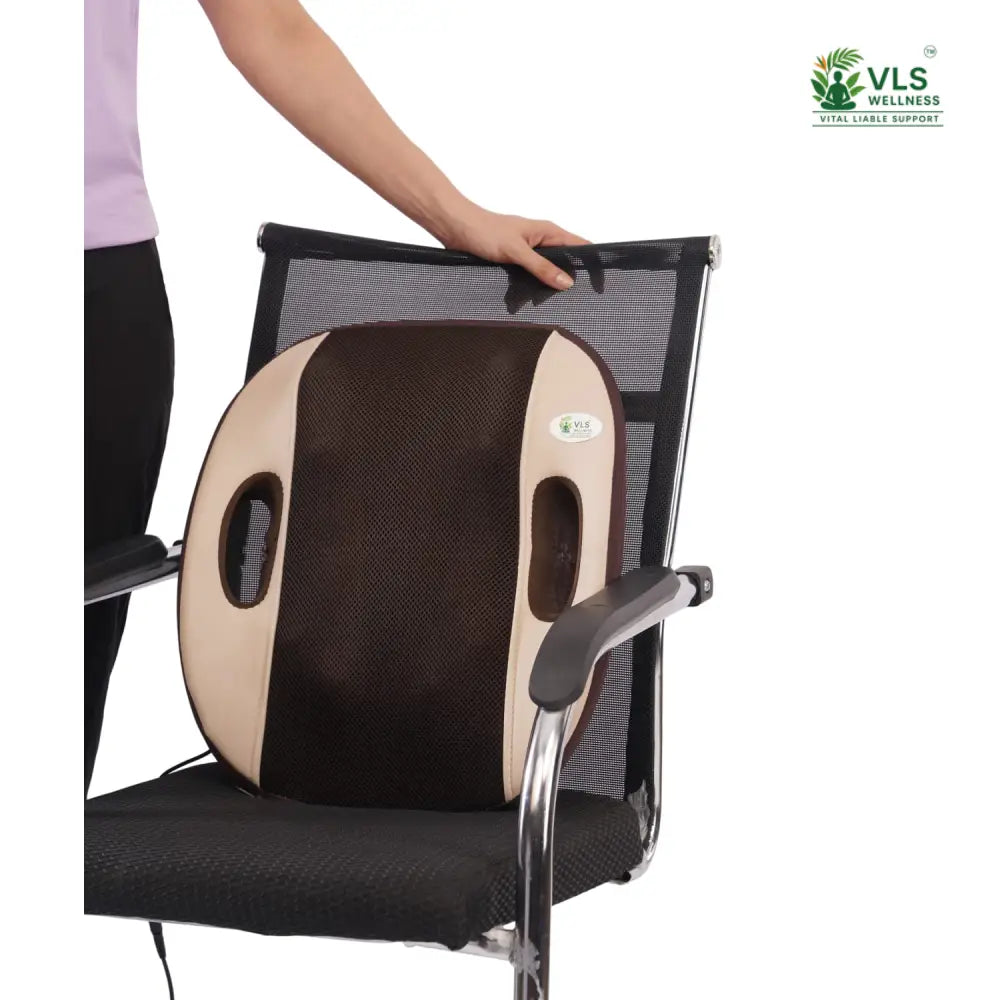 VLS Back Massager Cushion – Deep Kneading Shiatsu Massage with Heat Therapy