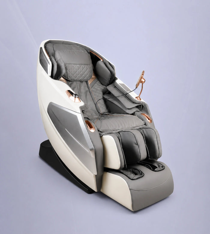 4D Luxury Massage Chair 6 Rollers With Double Track