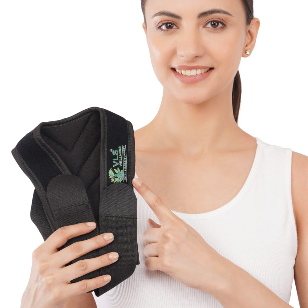 VLS Posture Corrector Belt – Adjustable Clavicle Support with Ergonomic Design