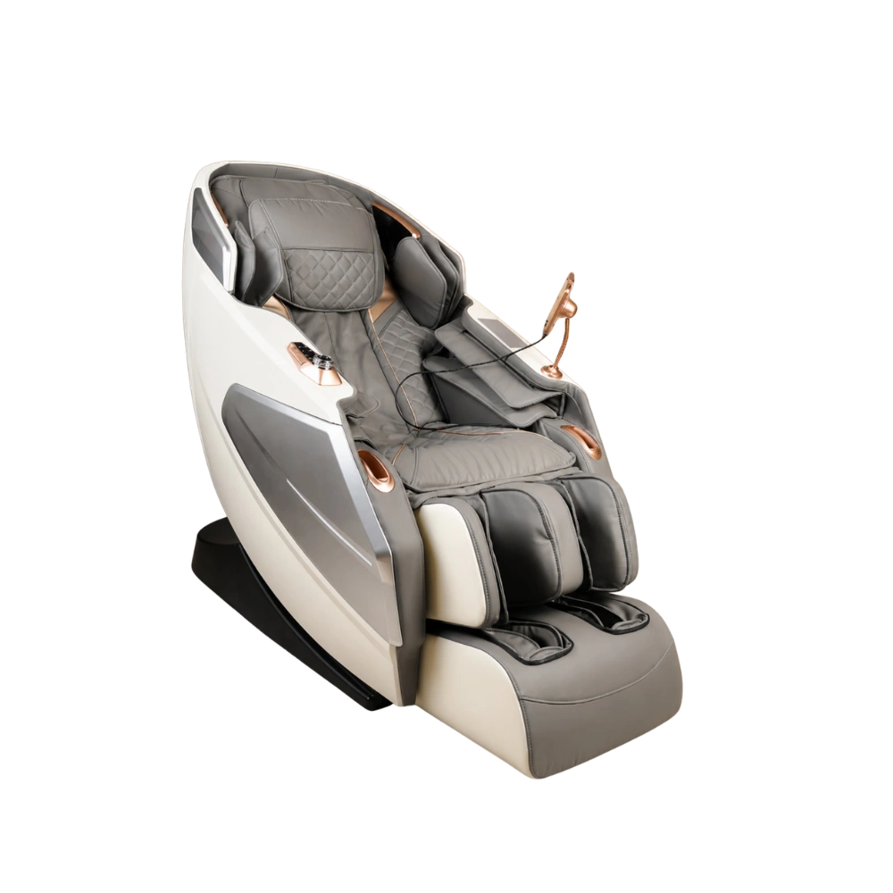 4D Luxury Massage Chair 6 Rollers With Double Track